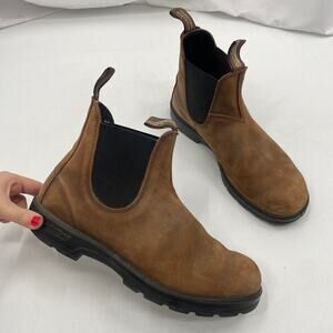 Blundstone men's classic antique brown chelsea boots